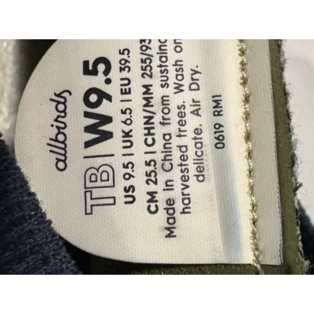 Allbirds Shoes Womens Blue Knit Tree Breezer Ballet Flats Slip On Comfort 9.5 - Picture 2 of 7